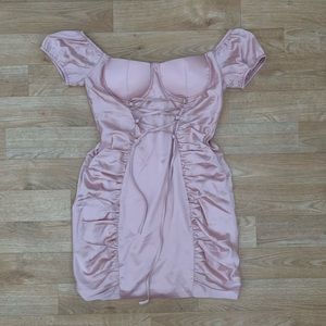 Satin mini dress